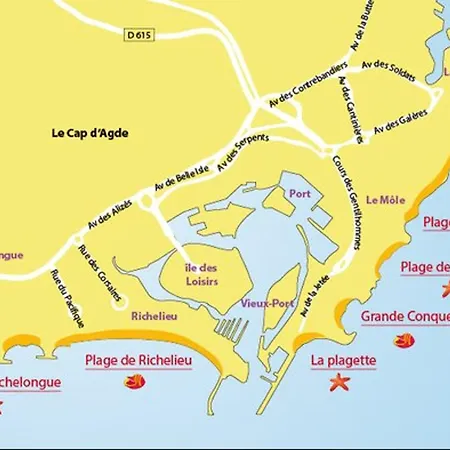 T3 Au Cap D'agde Avec Parking, A 10 Min Du Port Et 15 Min De La - Fr-1-749-9